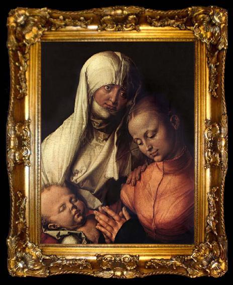 framed  Albrecht Durer The Virgin and child with St.Anne, ta009-2